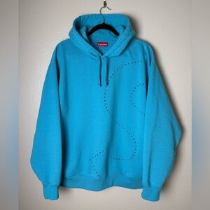 Supreme Laser Cut S Logo Hooded Sweatshirt L